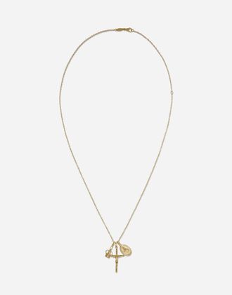 Dolce & Gabbana Sicily Pendant In Yellow Gold - Man Necklaces Gold Metal Onesize