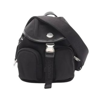 Moncler Pre-owned Backpacks, female, Black, Size: ONE SIZE Pre-owned Mini Trick Polyester Shoulder Bag