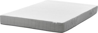 Beliani Beliani - eu Double Size Pocket Sprung Mattress with Handles 4ft6 Hard Firm Removable Cover 7-Zone Roomy