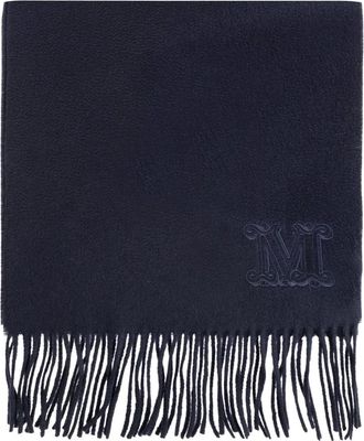 Max Mara Accessoires, Dames, Blauw, ONE Size, Kasjmier, Wsdalia Kasjmieren Sjaal