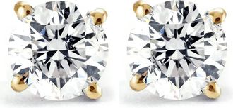 Pompeii3 1/4ct Diamond Studs 14K Yellow Gold