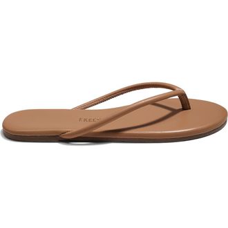 Tkees Lily Tubular Flip Flop in Cocoa Butter at Nordstrom, Size 10