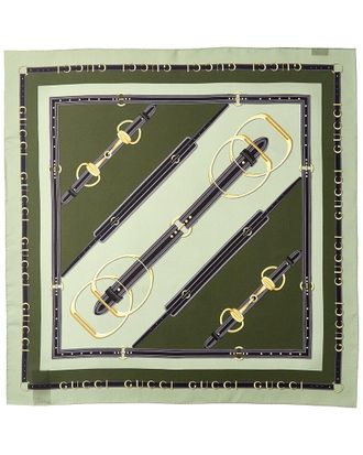 Gucci Printed Silk Twill Carre