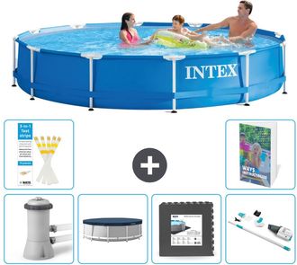 Intex Piscina Con Estructura Redonda - 366x76 Cm - 7-piezas S262