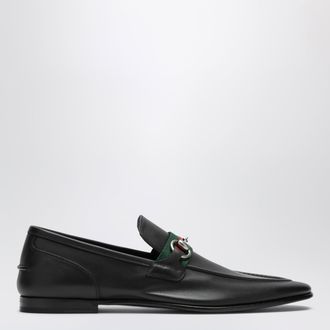 Gucci Black Como leather loafers