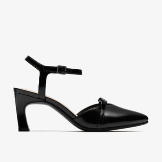 Clarks Tammitha Bar Black Leather