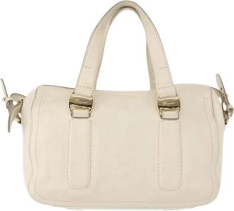 Ferragamo Pre-owned Handbag - Dames - Vintage Handtas - Wit - ONE Size - Leer - Vintage