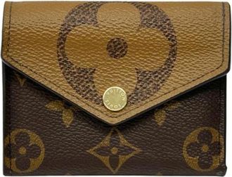 Louis Vuitton Pre-owned Vintage Tri-Fold Portemonnee - Dames - Vintage Accessoires - Bruin - ONE Size - Vintage