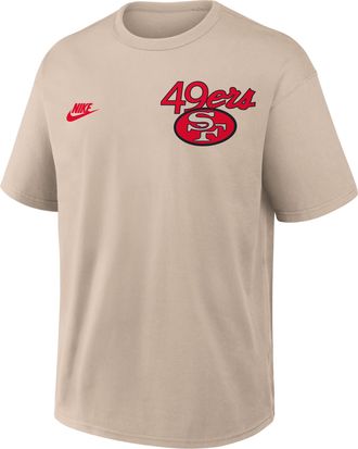 Nike San Francisco 49ers Rewind Max90 Nike Mens NFL T-Shirt in Brown | 04T605Y73V-BUN