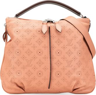 Louis Vuitton Pre-owned Womens Mahina Xl Perforated Hobo - Beige Leather - One Size