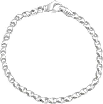 Pompeii3 Mens Link 14k Gold (17gram) or Platinum (28gram) 4.5mm Bracelet 8.5