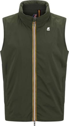 K-Way Valen Stretch Nylon Vest - Heren - Bodywarmers - Groen - M - Nylon - Jassen