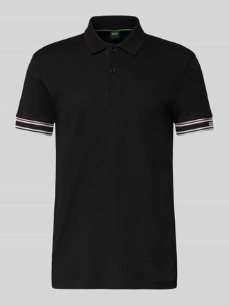 HUGO BOSS Slim Fit Poloshirt aus reiner Baumwolle Modell POLO ZONE in Black, Gr&ouml;&szlig;e XXXL