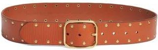 Treasure & Bond Wren Stud Leather Belt in Cognac at Nordstrom Rack, Size Small