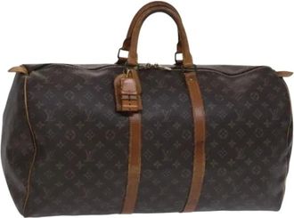 Louis Vuitton Pre-owned Weekend Bags, female, Brown, Size: ONE SIZE Pre-owned Boston Bag