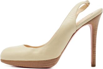 Christian Louboutin Pumps con cinturino posteriore 115mm - Toni neutri