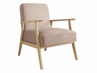 Mirjan24 Mobilier1 - Sill&oacute;n Clovis 100, Baloo 2072, 76x59x67cm, Tapiz, Patas: Madera, 0