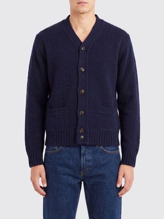 Aspesi Cardigan in lana con scollo a V e chiusura frontale a bottoni