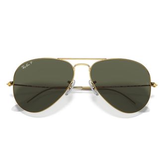Ray-Ban Sunglasses, unisex, Yellow, Size: 62 MM Aviator Rb3025