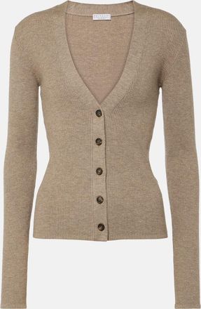 Brunello Cucinelli Ribbed-knit cardigan