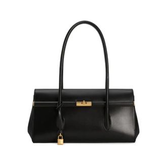 Dolce & Gabbana Marlene Handtas - Dames - Schoudertassen - Zwart - ONE Size - Leer - Tassen