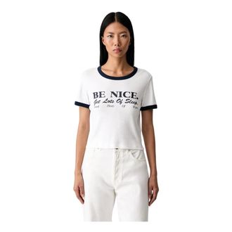 Sporty & Rich Dames, Tops, Wit, Maat: M