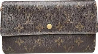 Louis Vuitton Pre-owned Wallets, female, Brown, Size: ONE SIZE Pre-owned Vintage Wallet