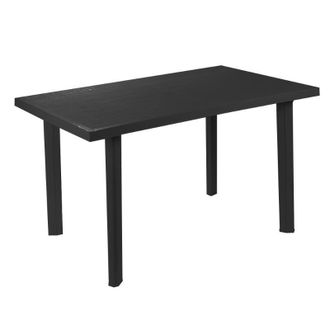 Progarden Mesa Resina Velo Antracita 126x76 Cm