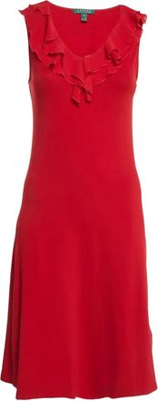 Ralph Lauren 2024 ruffled dress - Red