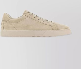 Tod's textured sole suede sneakers