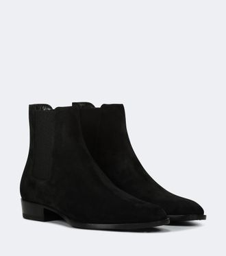 Saint Laurent Wyatt suede Chelsea boots