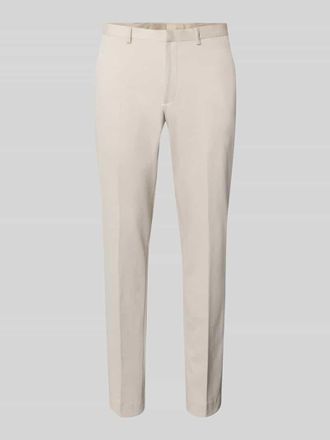 Mc Neal Slim Fit Hose aus Viskose-Mix Modell Harold in Beige, Gr&ouml;&szlig;e 25