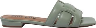 Bibi Lou Aloe Vera Groene Stijlvolle Sandalen - Dames - Sandalen - Groen - 36 EU - Schoenen