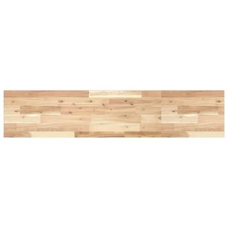 Berkfield Home Table Top 120x30x2 cm Rectangular Solid Wood Acacia in Brown | Size: 120 x 30 x 2 cm