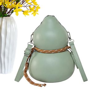 Generic Womens Shoulder Bags - PU Leather Calabash Sling Bag, Retro Style Shoulder Purse Feature, Lightweight Carry Comfort Detail School Gym Travel Work Offi