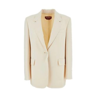 Max Mara Mujer, Chaquetas, Beige, Talla: 2XS