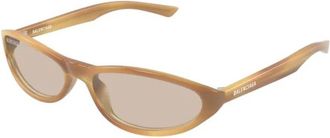 Balenciaga Zonnebril - unisex - Zonnebrillen - Bruin - 59 MM - Nylon - Accessoires