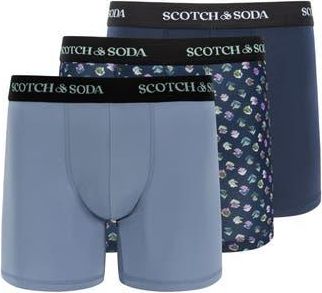 Scotch & Soda Assorted 3-Pack Stretch Boxer Briefs in Navy Multi at Nordstrom Rack, Size Small