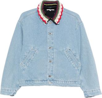 Stine Goya Contrasting-collar Denim Jacket