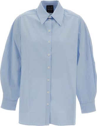 Iri&eacute; Clear Blue Shirt with Classic Collar
