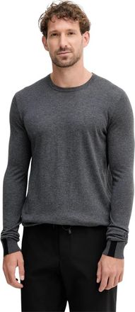 Mos Mosh Adam Knit - Heren - Ronde hals truien - Grijs - 2XL - Wol - Truien & Vesten