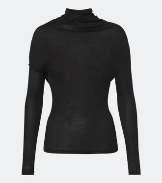 Victoria Beckham Draped jersey top