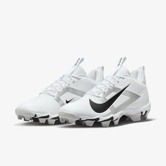 Nike Alpha MenaceShark FN0028-100 Mens White Black Football Cleats UWU793