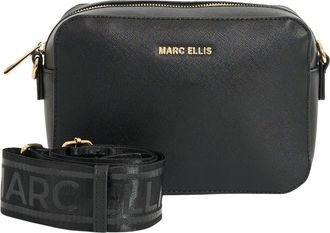 Marc Ellis Peyton Shoulder Bag - Dames - Schoudertassen - Zwart - ONE Size - Leer - Tassen