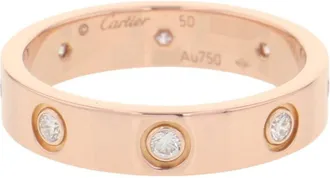 Cartier Pink Gold (18K) Band Ring (Pre-Owned)