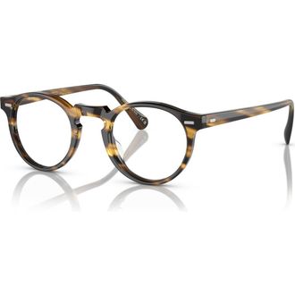 Oliver Peoples 47mm Phantos optical glasses in Black at Nordstrom