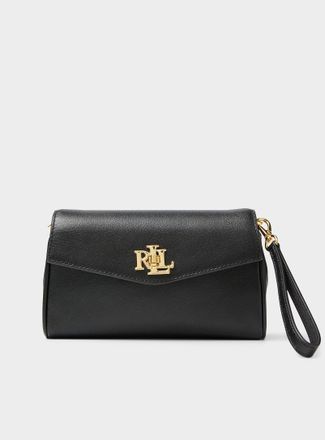 Lauren Ralph Lauren Womens Gold-chain leather mini shoulder bag
