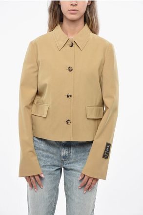 Marni Cropped Virgin Wool Blend 4 Buttons Blazer size 42