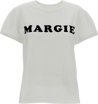 Maison Margiela Cotton Short-Sleeve T-Shirt with Embossed Detail