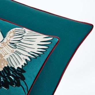 La Redoute Interieurs Kussensloop in perkalkatoen Grues Bleu